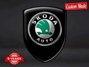 Skoda Heckscheibenaufkleber Premium Modern Hochwertig